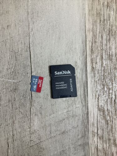 SanDisk 64GB Ultra microSDXC UHS-I Memory Card with Adapter (6922730832055)